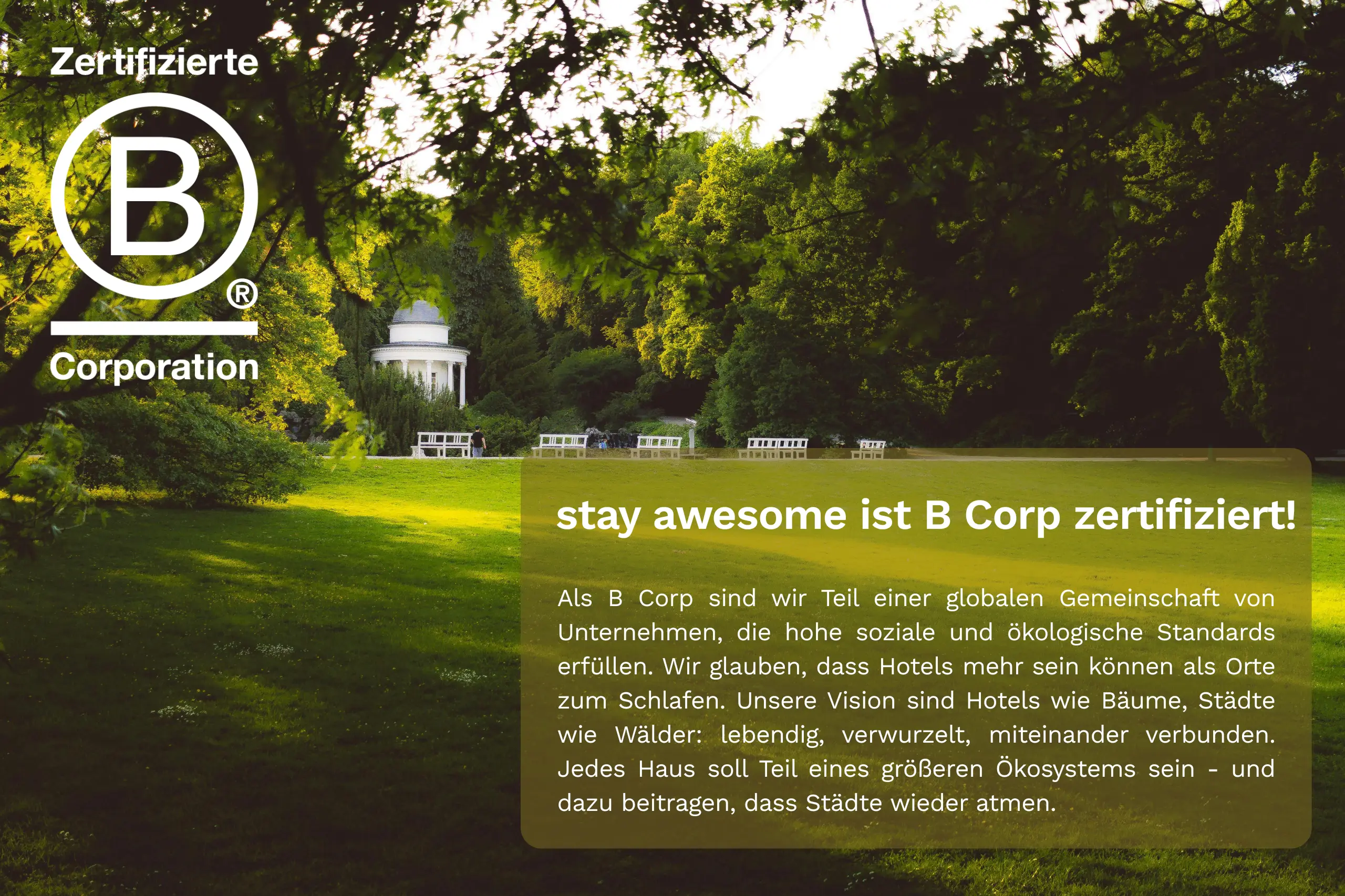 Stay Awesome B-Corp certified